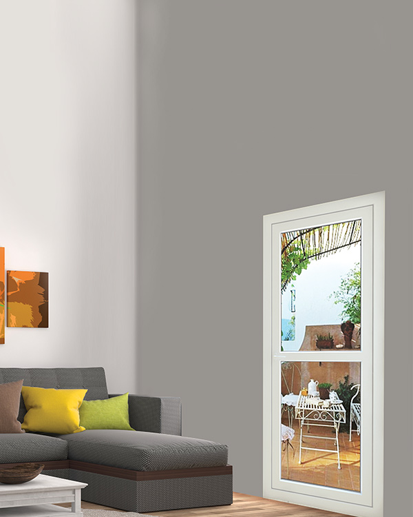 Okotech uPVC casement door banner