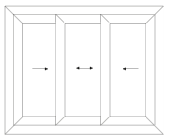 uPVC sliding doors line drawing5