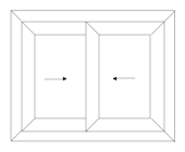sliding windows line drawing