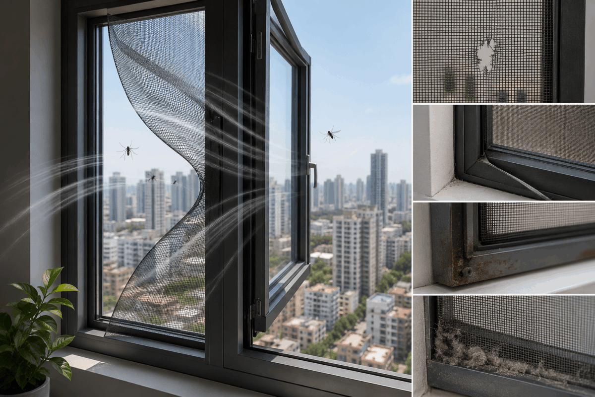 Why mosquito mesh fails on high-rise windows above the 8th floor
