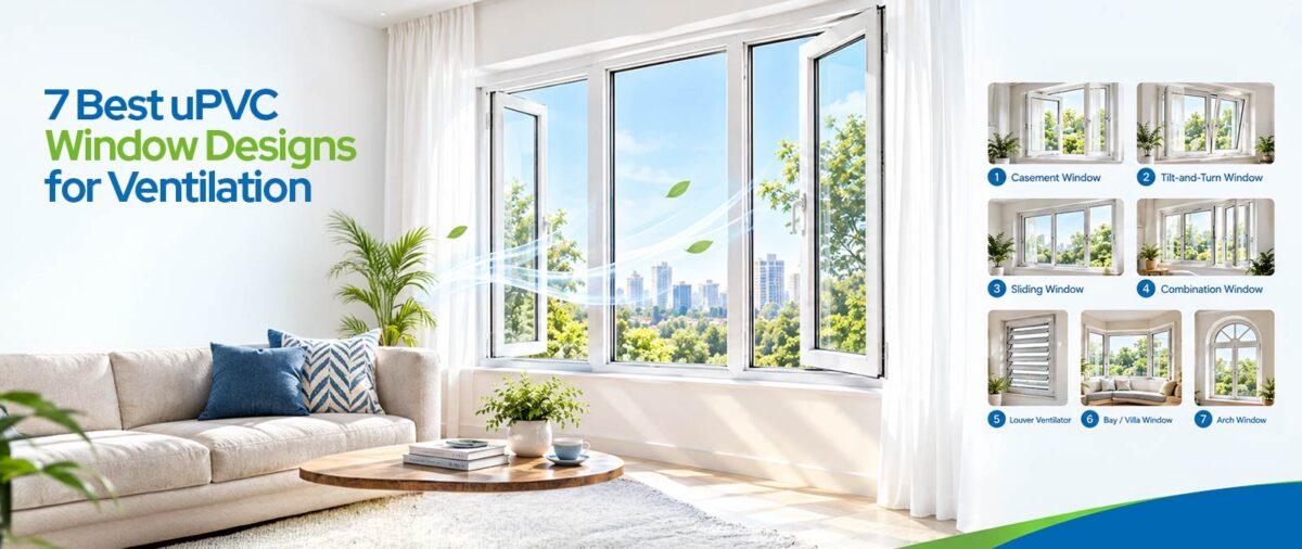 7 Best uPVC Window Designs for Better Ventilation